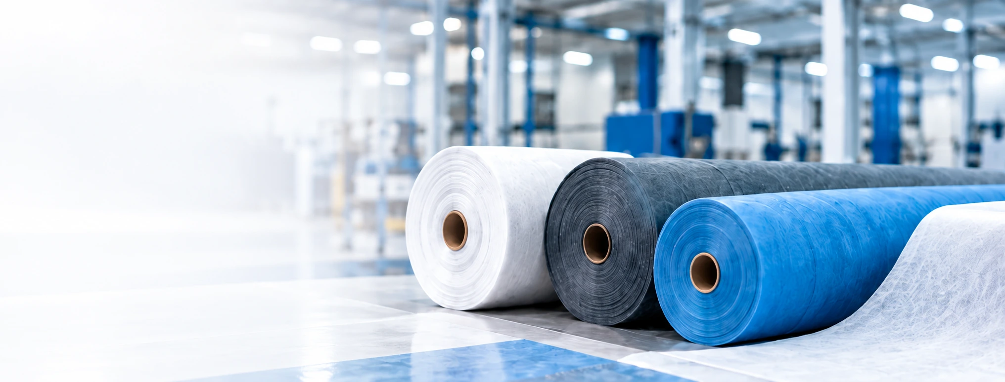 NaNoDak industrial non-woven fabrics background composition
