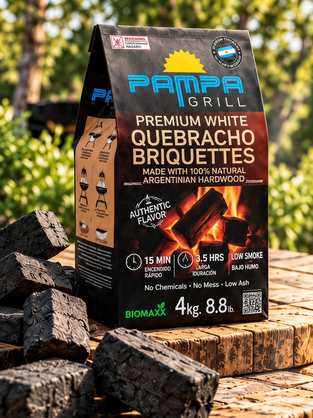 Briquetas premium blanco